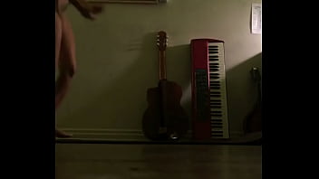 Old woman doing exercise