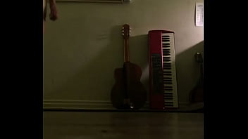 Old woman doing exercise