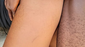 Dripping pussy get fucked under the step