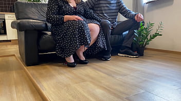 I visited my mother in law and her amazingly big natural tits