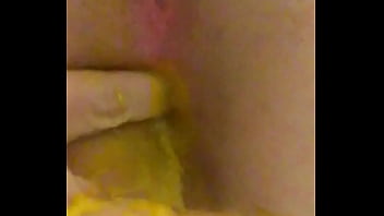 Taking my vitamins up my ass