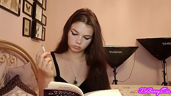 Mistress Xo Bunny Thick Layna Brunette With Green Eyes Smokes While Ignoring You Unworthy Slave thumbnail