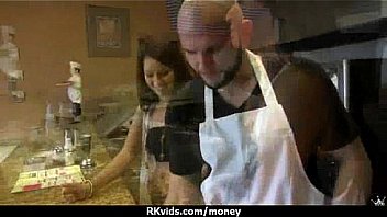 Slutty amateur babe is paid cash from some crazy public sex 22