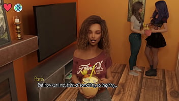 Elmwood university #05 kissing the hot black girl at the college party