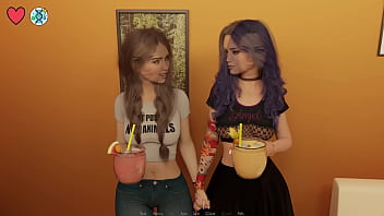 Elmwood university #05 kissing the hot black girl at the college party