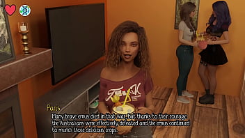 Elmwood university #05 kissing the hot black girl at the college party