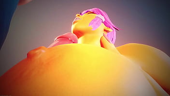 Yellow bitch makes out a guy's penis