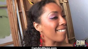 Ebony entertains a group of whites 14