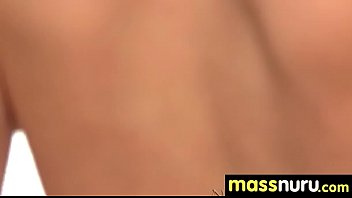 Sexy body gets a happy ending massage 12