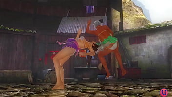 Two hot maids catfighting