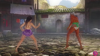 Two hot maids catfighting