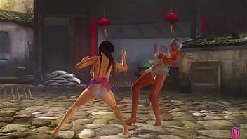 Two hot maids catfighting