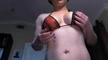 Amateur busty german brunette anal masturbation