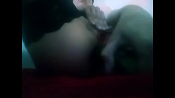 My wife playing with vegetables