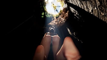 Lara croft and the exploration of an abandoned temple the tomb's magical twisted rituals