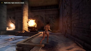 Lara croft and the exploration of an abandoned temple the tomb's magical twisted rituals