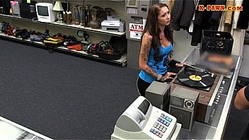 Busty babe pawn her pussy and pounded by pawn keeper