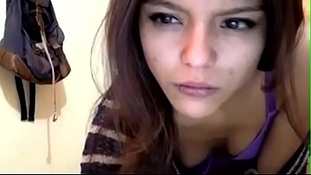 Amazing cute teen latina bating with screwdriver on webcam
