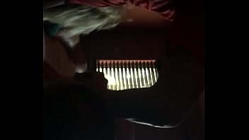 Threesome at work on the clock