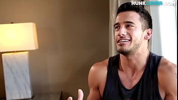 Smooth Hunk Sprays Cum After Wanking In The Bath thumbnail