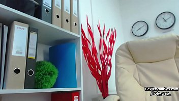 Amateur teen with superb boobs fills her ass with dildo