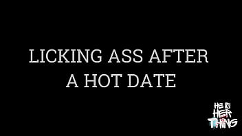 Licking mistress’s ass clean after a hot date