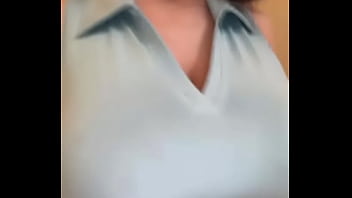 Stepmom pulls her big milky tits out of her bra