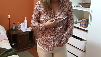 I come home from work and find my stepson masturbating i help him so he cums