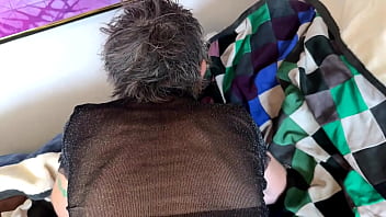 Finishing up doggy then exhausted