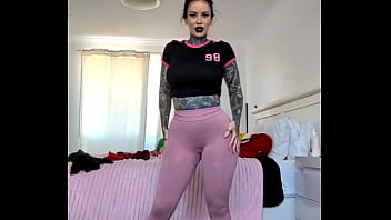 Big tits goth milf melody radford sheer gym leggings