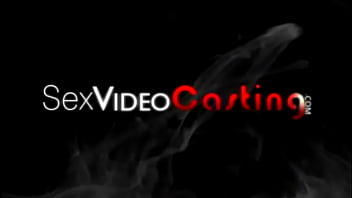 Newcomer sucking cock at casting