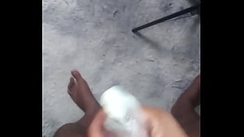 Labeto safe sex hot masturbation cumshot in a condom to my song " sex machine "