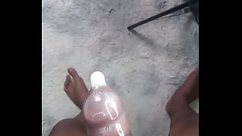 Labeto safe sex hot masturbation cumshot in a condom to my song " sex machine "