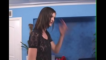 Ideal chick in a cute act