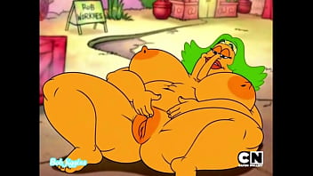 Chowder endivia muestra sus enormes atributos y juega con su cosita