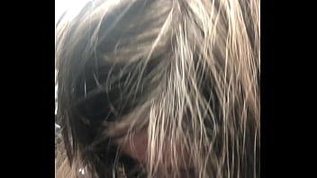 Lesbian bestfriend gets wet during a training session and bends over