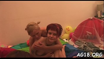 Amateur lesbian babes are teenies