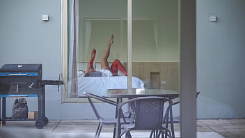 How lucky i am to have a juicy neighbor is it a pity that she caught me jerking off or not How lucky i am to have a juicy neighbor is it a pity that she caught me jerking off or not