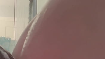 Caught playing with herself in the shower