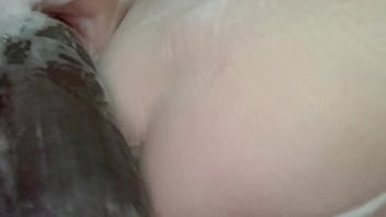 Caught playing with herself in the shower