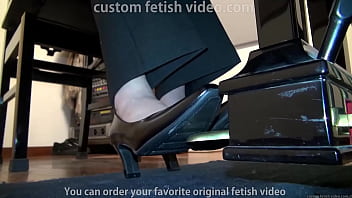 Grand piano pedal pumping in suit