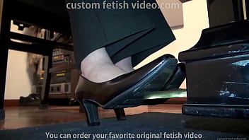 Grand piano pedal pumping in suit