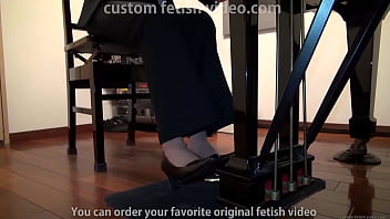 Grand piano pedal pumping in suit