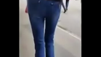 Short haired woman s ass