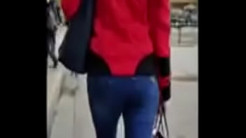 Short haired woman s ass