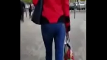 Short haired woman s ass