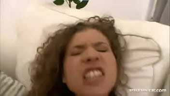 Hungarian redhead juliette shyn masturbates before blowjob and cumshot