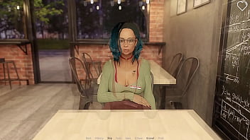 Off the record #08 busty blonde with short hair has a hard time taking my big fat cock inside her mouth behind the counter