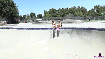 Duo abigail mac & jenna foxx lesbians make out inside the van