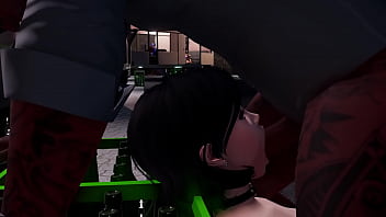 Pina slut kemistry fucks in public